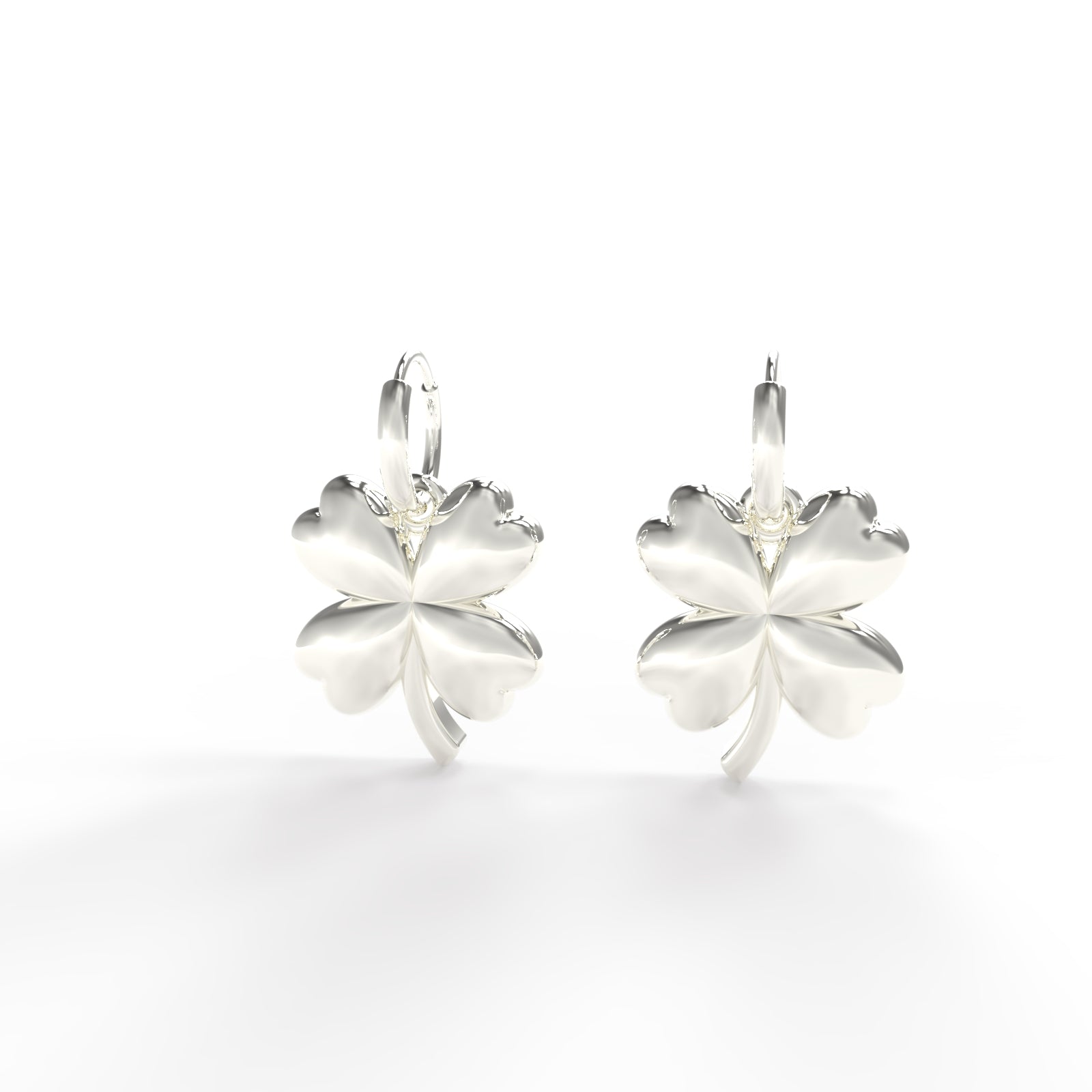 Trendy Flower Sterling Silver CZ Stone Light Weight Stud Earring For Women By Kesardeep